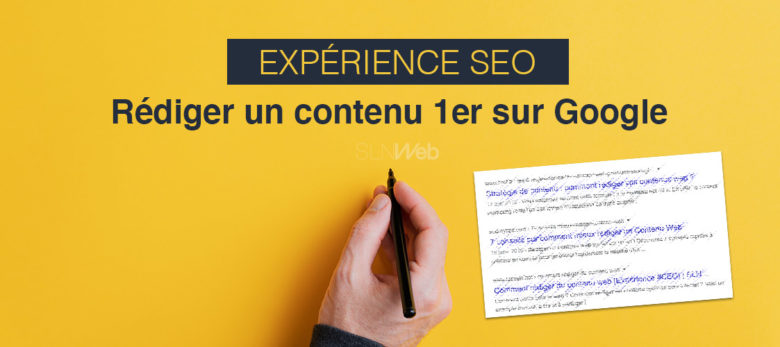 experience redaction de contenu web