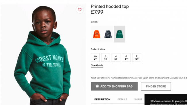 les pires exemples bad buzz racistes h&m