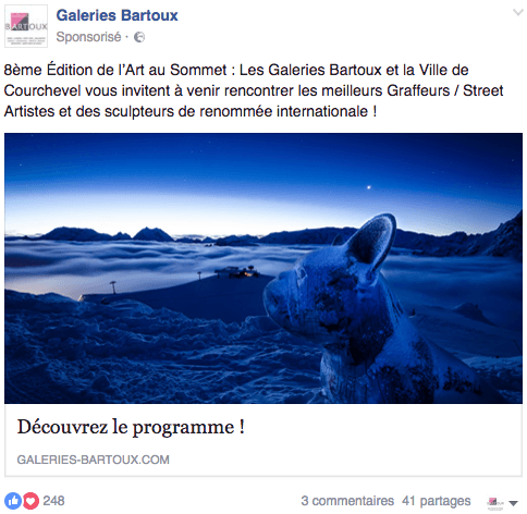 campagne facebook ads