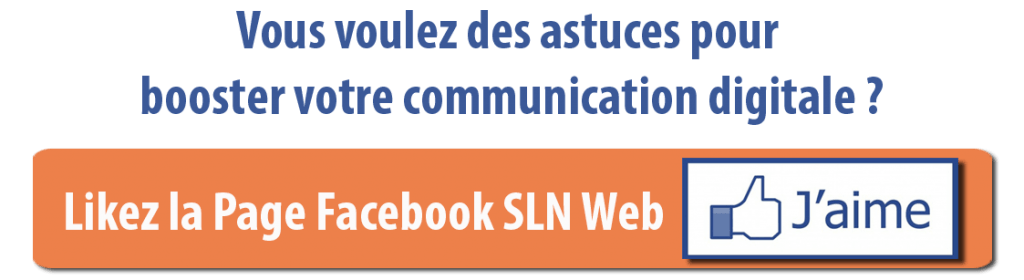 retrouvez SLN Web sur Facebook