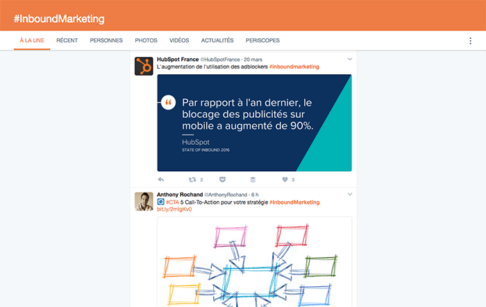 trouver des idées d'articles de blog sur Twitter