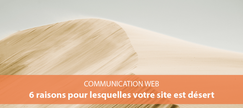 pourquoi pas de visite sur site internet