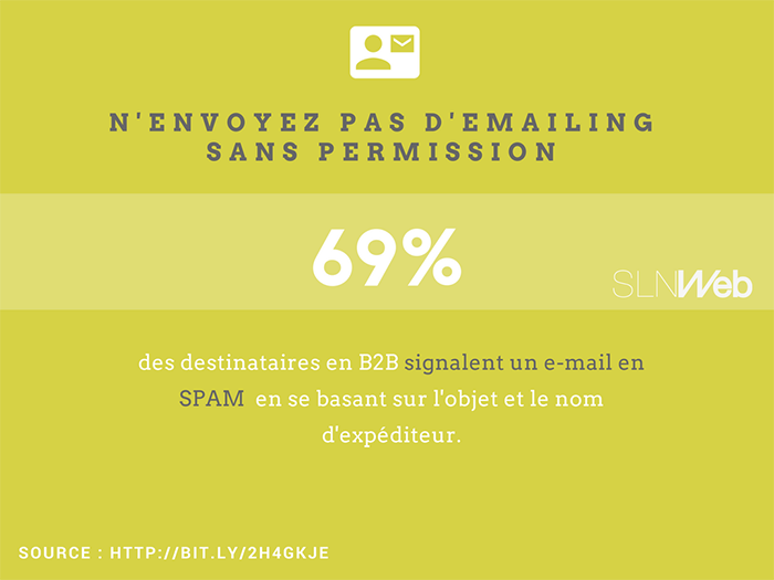 envoyer un emailing avec la permission en B2B