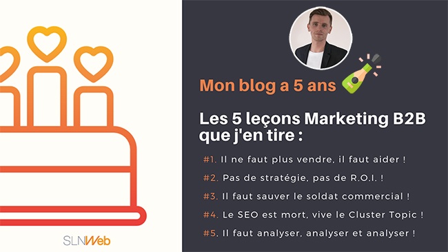 5 ans de blog les 5 leçons marketing que j'en tire