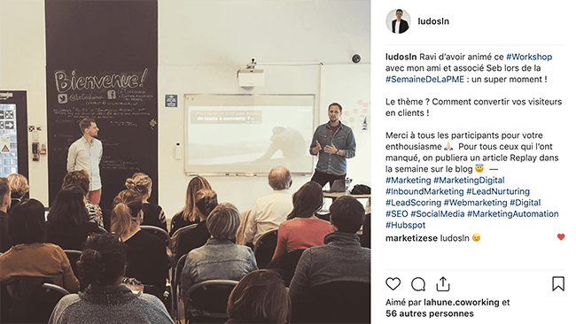 les hahstags en communication sur Instagram