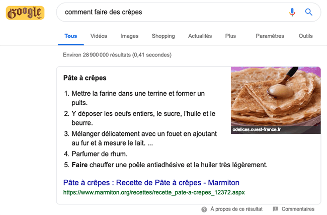 referencer son site internet en position 0 sur Google