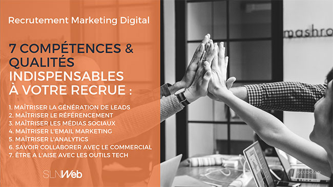 quelles compétences recruter en marketing digital