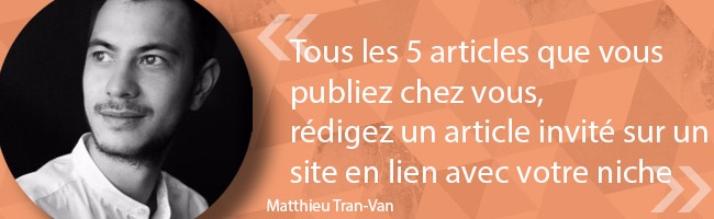 SEO - les astuces de Matthieu Tran-Van