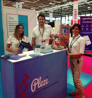 retour d'expérience d'un salon professionnel par Plezi