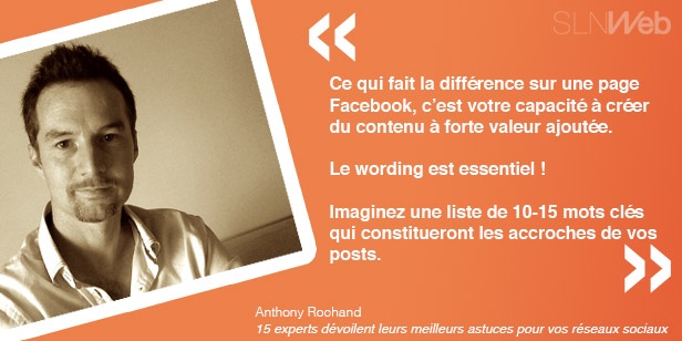 Astuces Anthony Rochand réseaux sociaux