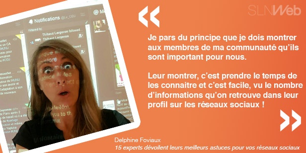 communiquer sur twitter selon delphine