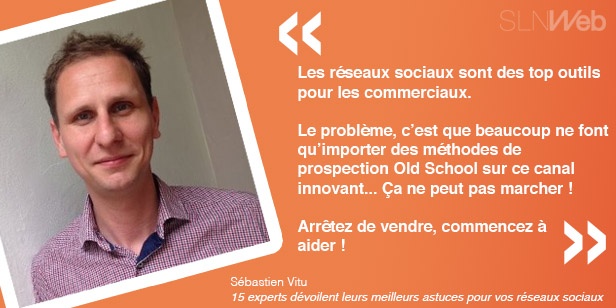 bien prospecter sur les réseaux sociaux selon seb