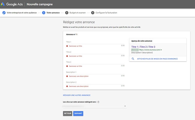 comment créer une annonce Google Ads