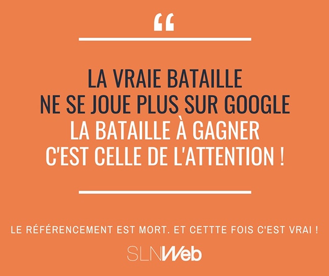 referencement vs bataille de l'attention