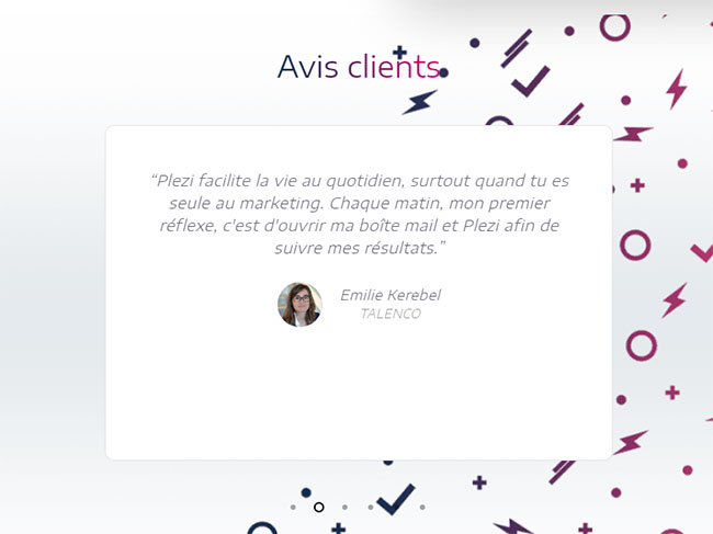 un exemple d'avis client efficace