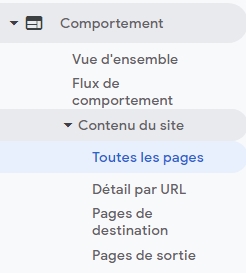 où trouver les meilleures pages sur Google Analytics ?