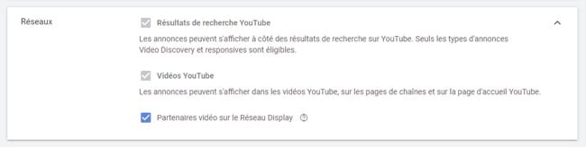 Le choix des emplacements de diffusion des YouTube Ads