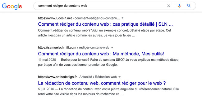 rédaction web la preuve par l'exemple