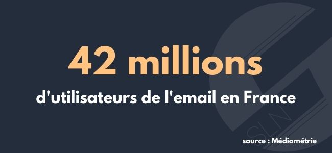 42 millions d'utilisateurs de l'email en France