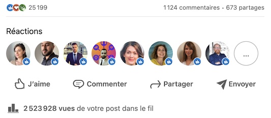 quoi publier sur linkedin exemple post